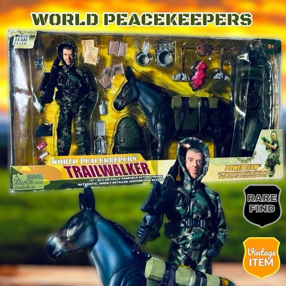 Extremely RARE Vintage World Peacekeepers Trail Keeper Set! Open Box but NEW! - Picture 1 of 8